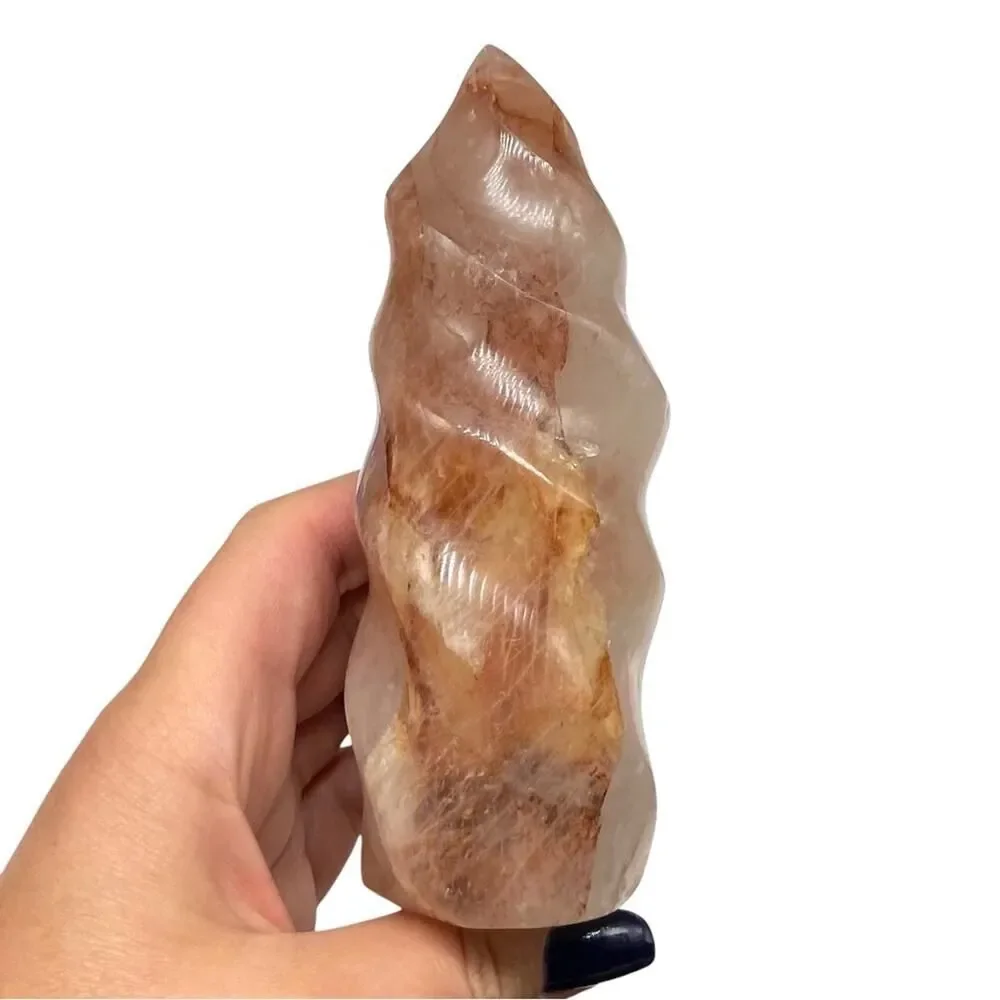 Fire Quartz Flame Crystal Natural Stone